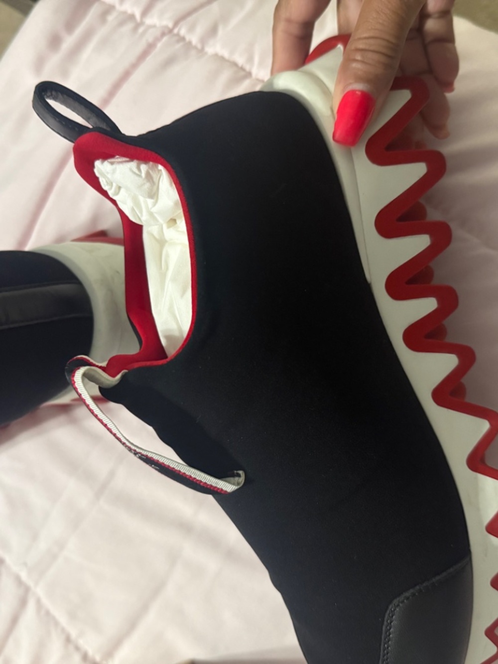 Christian Louboutin Loubishark slip ons - Picture 3 of 5